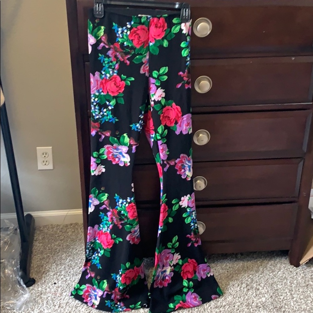 “Show Me Your MuMu” vintage flower flares